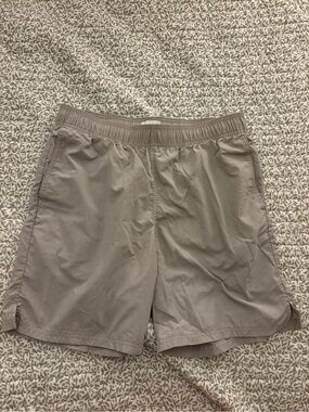 Abound Men's Athletic Shorts in Light Taupe